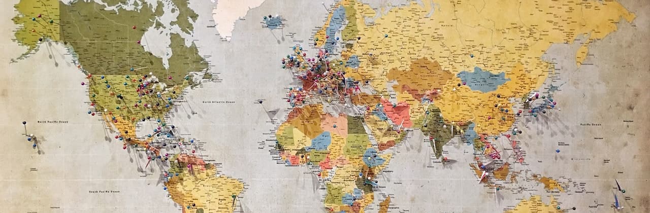 Stylised city map of the studio location